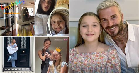 seven gromwoid harper|Doting David and Victoria Beckham mark daughter .